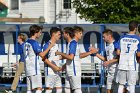 Men's Soccer vs Brandeis  Wheaton Men's Soccer vs Brandeis University. - Photo by Keith Nordstrom : Wheaton, Soccer, Brandeis, MSoc2019